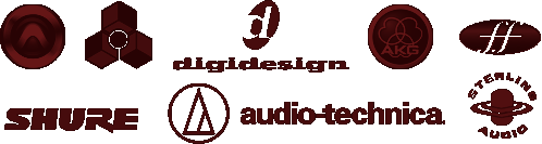 pro tools, reason, digidesign, akg, focusrite, shure, audio-technica, sterling audio