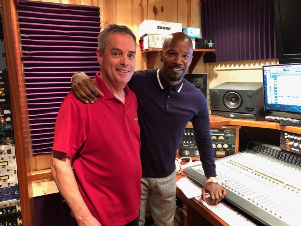 Sound Palace Blog - Jamie Foxx Records Voiceovers at The Sound Palace